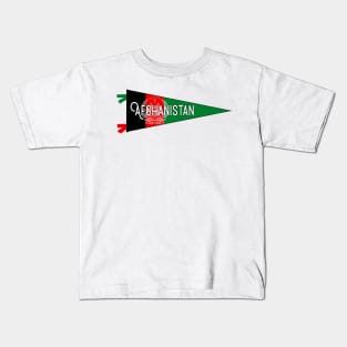 Afghanistan Flag Pennant Kids T-Shirt